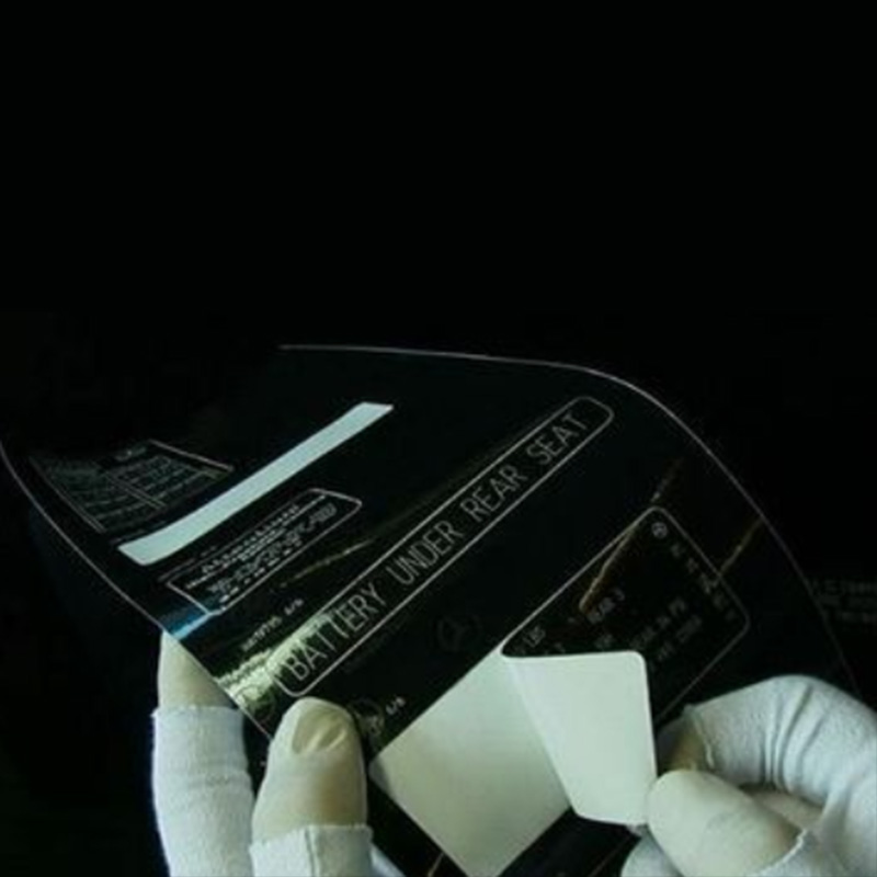 Película de grabado láser brillante no fracturador